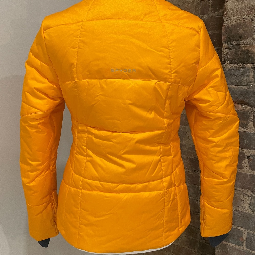 Spyder Alia Ski Jacket ~ Orange, Size 4 (only worn once!) - Picture 3 of 6